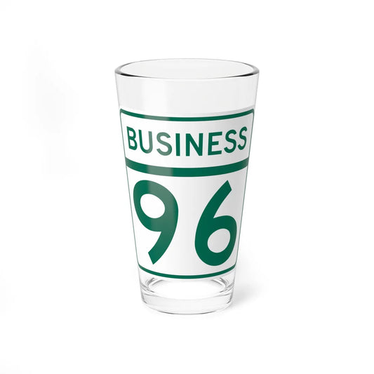 MD Route 96 Business (Maryland) (Road Sign) Pint Glass 16oz 16oz - Go Mug Yourself