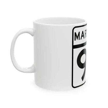MD Route 96 (Maryland) (Road Sign) White Coffee Mug - Go Mug Yourself