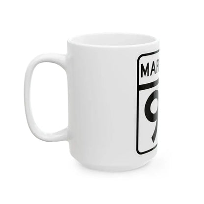 MD Route 96 (Maryland) (Road Sign) White Coffee Mug - Go Mug Yourself