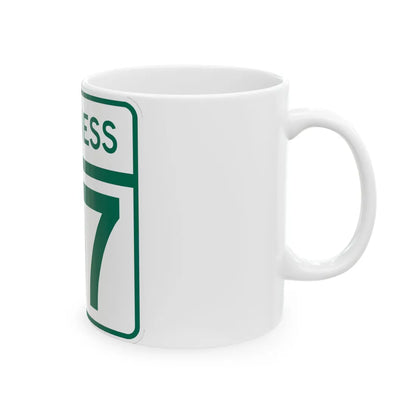 MD Route 97 Business (Maryland) (Road Sign) White Coffee Mug - Go Mug Yourself