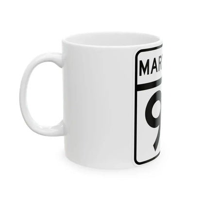 MD Route 97 (Maryland) (Road Sign) White Coffee Mug - Go Mug Yourself