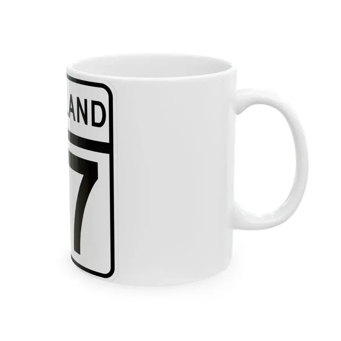 MD Route 97 (Maryland) (Road Sign) White Coffee Mug - Go Mug Yourself