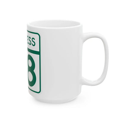 MD Route 98 Business (Maryland) (Road Sign) White Coffee Mug - Go Mug Yourself