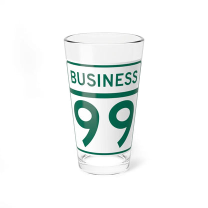 MD Route 99 Business (Maryland) (Road Sign) Pint Glass 16oz 16oz - Go Mug Yourself