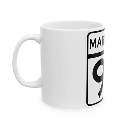 MD Route 99 (Maryland) (Road Sign) White Coffee Mug - Go Mug Yourself