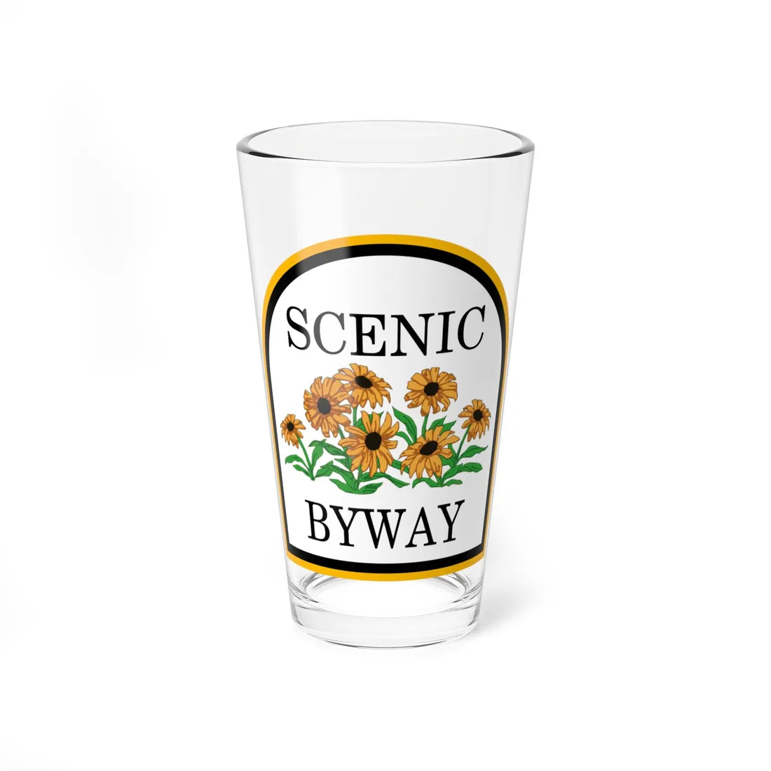 MD scenic byway (Maryland) (Road Sign) Pint Glass 16oz - Go Mug Yourself