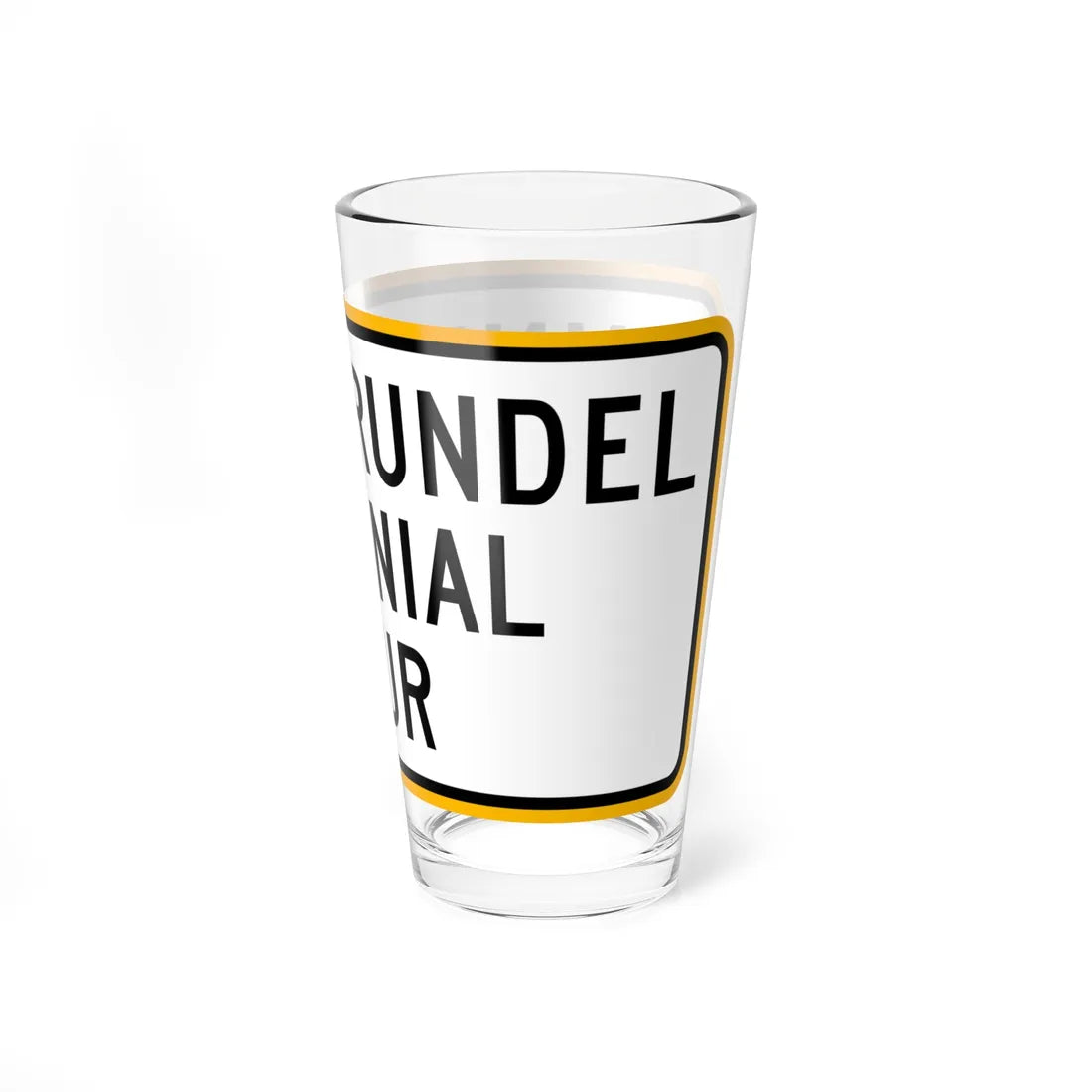 MD scenic byway plate AACT (Maryland) (Road Sign) Pint Glass 16oz - Go Mug Yourself