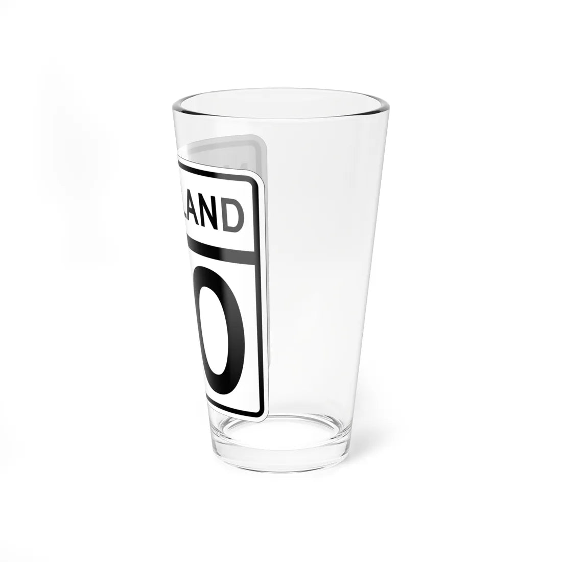 MD template (Maryland) (Road Sign) Pint Glass 16oz - Go Mug Yourself