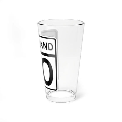 MD template (Maryland) (Road Sign) Pint Glass 16oz - Go Mug Yourself