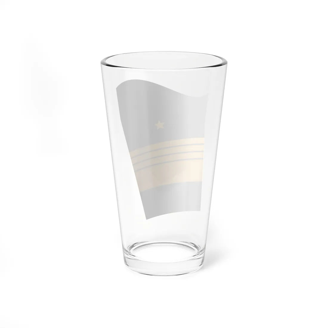 MDJA 64 Admiral Trp Lu (Military Rank) Pint Glass 16oz - Go Mug Yourself