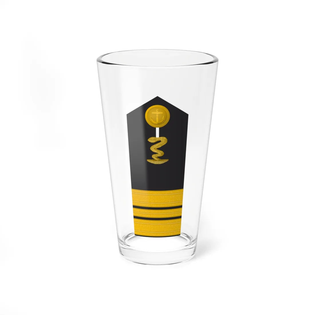 MDS 43d Stabsapotheker San PH L (Military Rank) Pint Glass 16oz 16oz - Go Mug Yourself