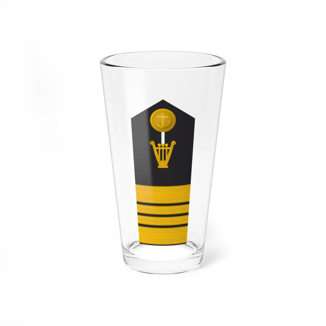 MDS 44 Stabskapitänleutnant Mus (Military Rank) Pint Glass 16oz 16oz - Go Mug Yourself