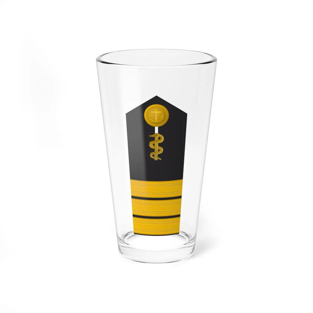 MDS 51b Oberstabsarzt San HM L (Military Rank) Pint Glass 16oz 16oz - Go Mug Yourself