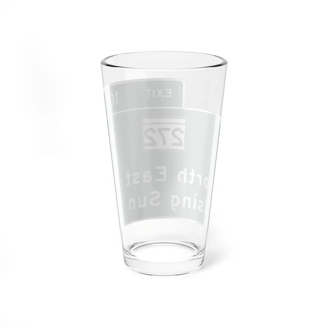 MDSHA Interchange Exit Direction Sign (Maryland) (Road Sign) Pint Glass 16oz - Go Mug Yourself