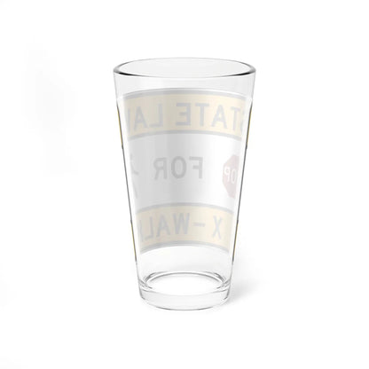 MDSHA R1-6A1 (Maryland) (Road Sign) Pint Glass 16oz - Go Mug Yourself