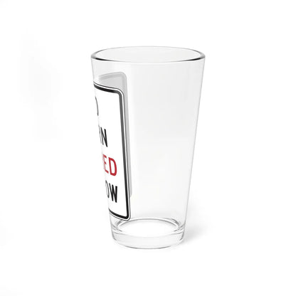 MDSHA R10-11C (Maryland) (Road Sign) Pint Glass 16oz - Go Mug Yourself