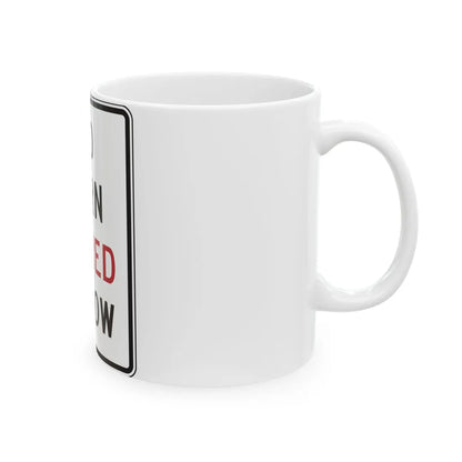 MDSHA R10-11C (Maryland) (Road Sign) White Coffee Mug - Go Mug Yourself