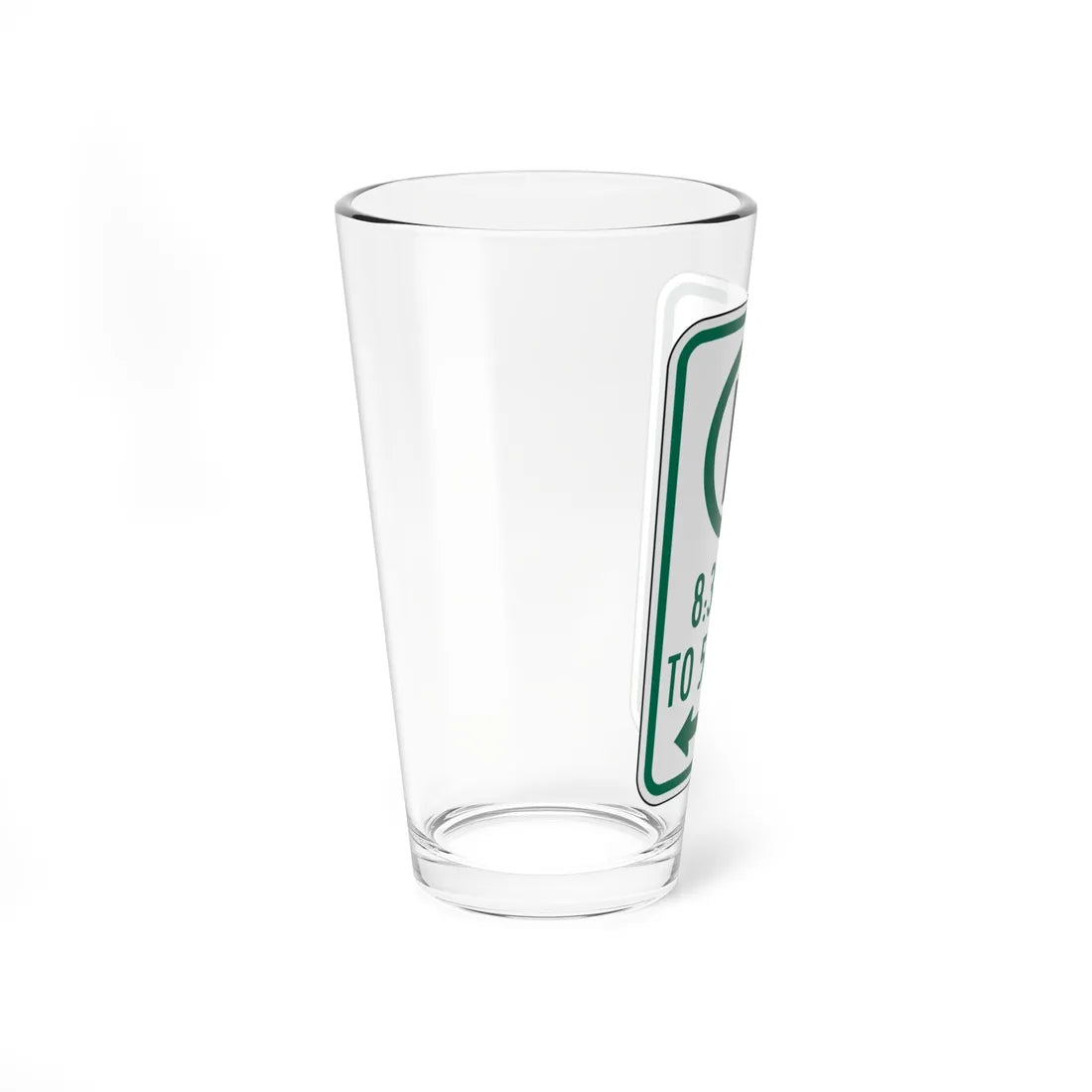 MDSHA R7-23 (Maryland) (Road Sign) Pint Glass 16oz - Go Mug Yourself