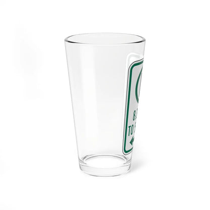 MDSHA R7-23 (Maryland) (Road Sign) Pint Glass 16oz - Go Mug Yourself