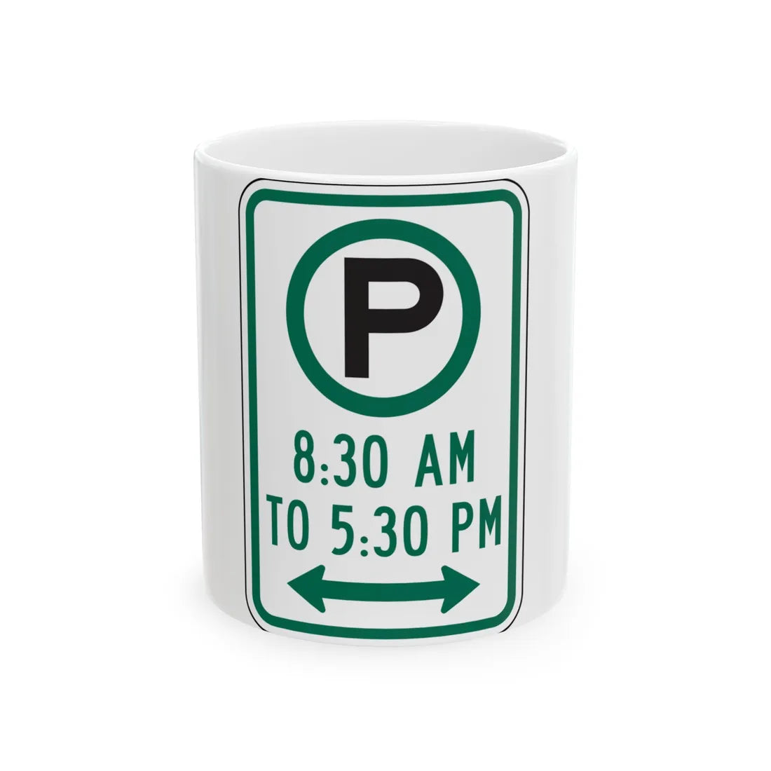MDSHA R7-23 (Maryland) (Road Sign) White Coffee Mug 11oz - Go Mug Yourself