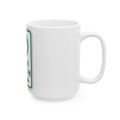 MDSHA R7-23 (Maryland) (Road Sign) White Coffee Mug - Go Mug Yourself