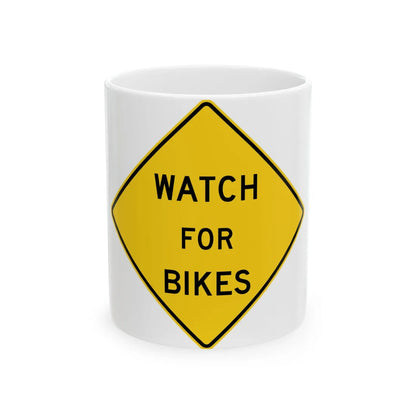 MDSHA W11-11 (Maryland) (Road Sign) White Coffee Mug 11oz - Go Mug Yourself