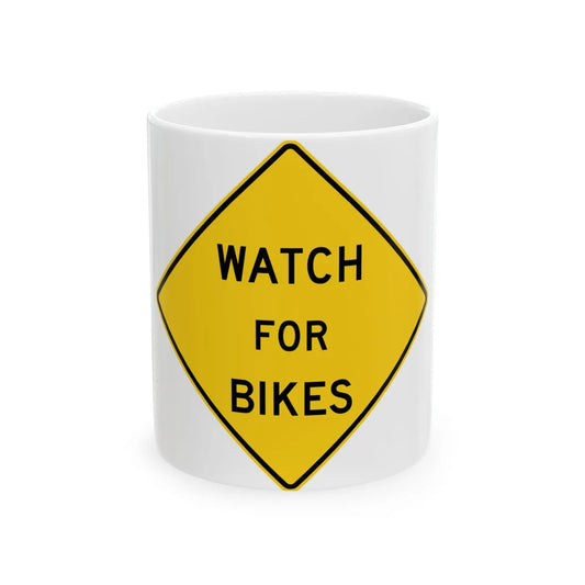 MDSHA W11-11 (Maryland) (Road Sign) White Coffee Mug 11oz - Go Mug Yourself