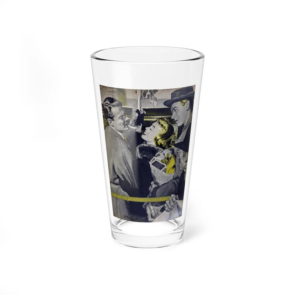 Me, the loving, Woman's Day, April 1949 (Magazine Illustration) Pint Glass 16oz-16oz-Go Mug Yourself