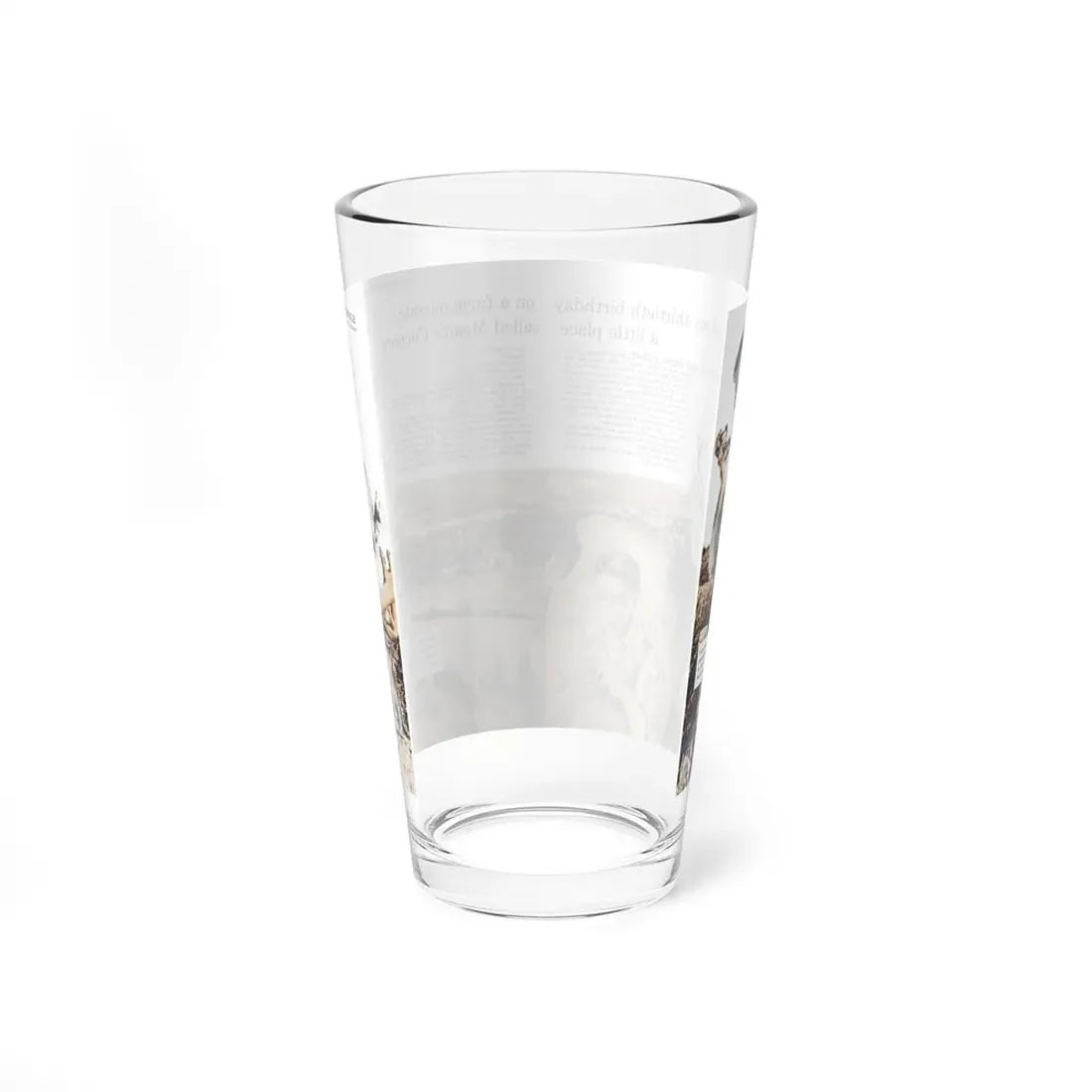 Mead's Corners, Woman's Day, January 1951 (Magazine Illustration) Pint Glass 16oz - Go Mug Yourself
