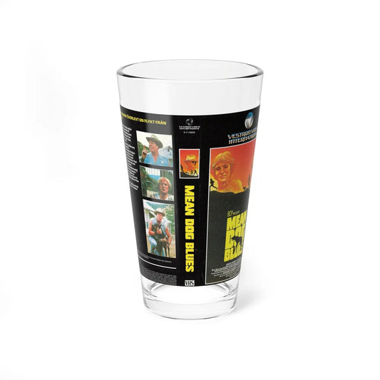 MEAN DOG BLUES SWEDISH (VHS COVER) Pint Glass 16oz 16oz - Go Mug Yourself
