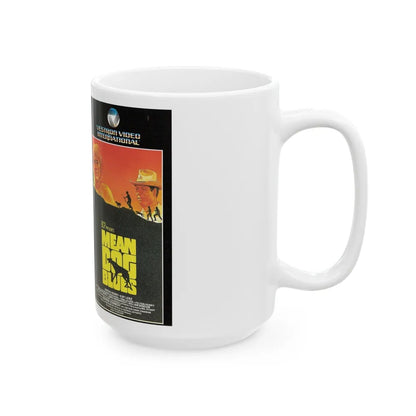 MEAN DOG BLUES SWEDISH (VHS COVER) - White Coffee Mug-Go Mug Yourself