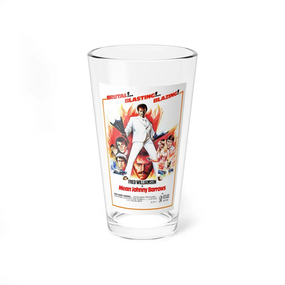 MEAN JOHNNY BARROWS 1976 Movie Poster - Pint Glass 16oz-16oz-Go Mug Yourself