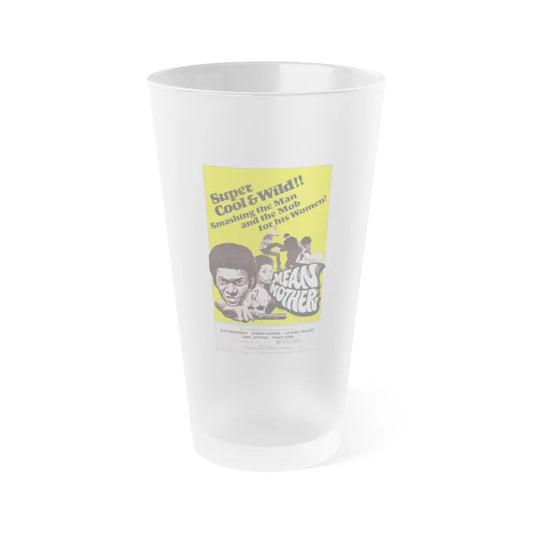 MEAN MOTHER 1973 Movie Poster - Frosted Pint Glass 16oz-16oz-Frosted-Go Mug Yourself