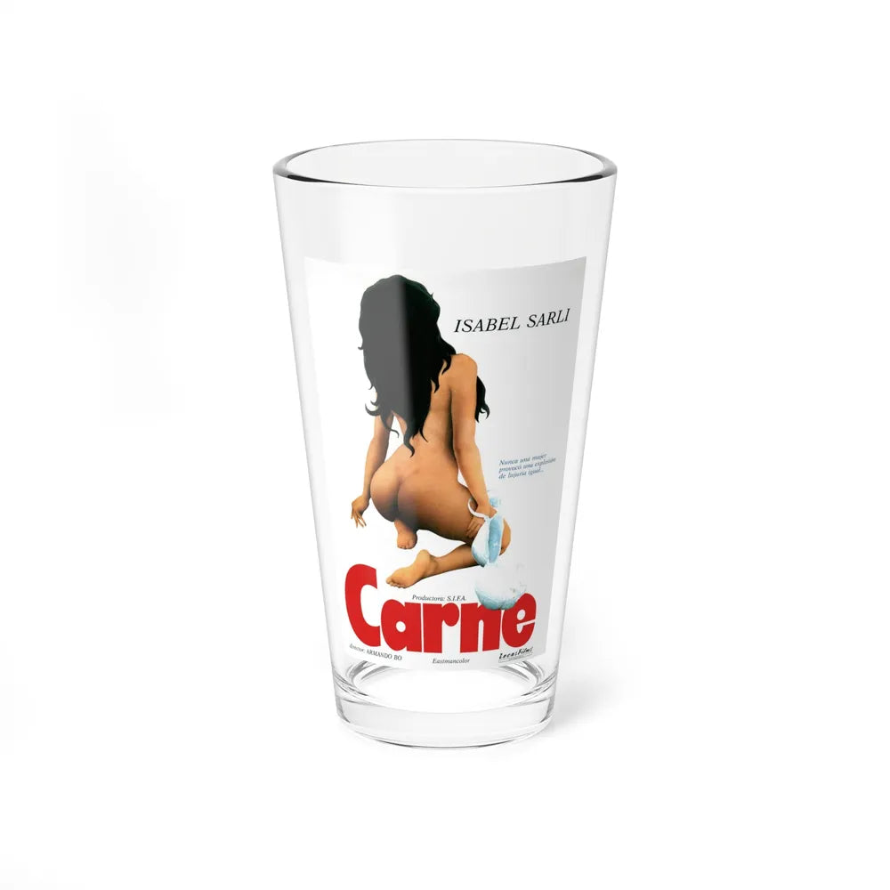 MEAT (CARNE) 1968 Movie Poster - Pint Glass 16oz-16oz-Go Mug Yourself