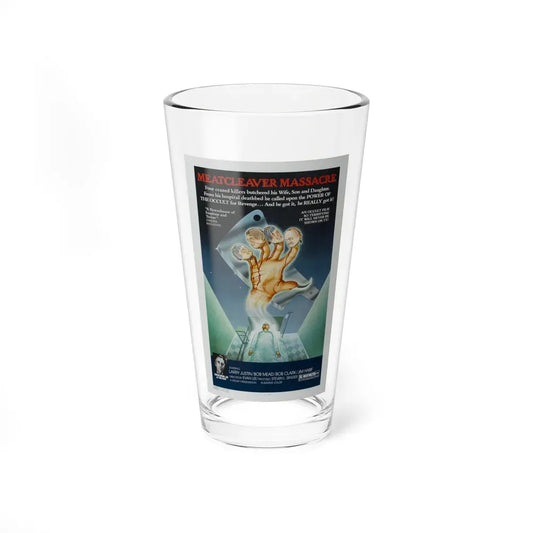 MEATCLEAVER MASSACRE 1976 Movie Poster - Pint Glass 16oz 16oz - Go Mug Yourself