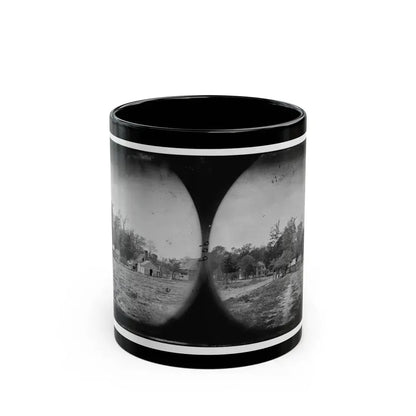 Mechanicsville, Va. View Of Houses (U.S. Civil War) Black Coffee Mug 11oz - Go Mug Yourself