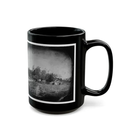 Mechanicsville, Va. View Of Houses (U.S. Civil War) Black Coffee Mug - Go Mug Yourself