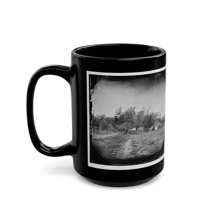 Mechanicsville, Va. View Of Houses (U.S. Civil War) Black Coffee Mug - Go Mug Yourself