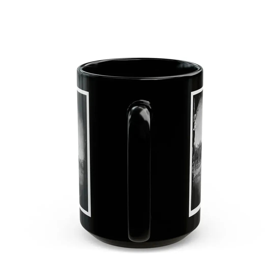 Mechanicsville, Va. View Of Houses (U.S. Civil War) Black Coffee Mug - Go Mug Yourself