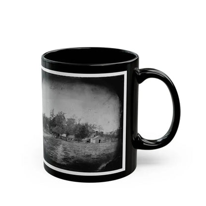 Mechanicsville, Va. View Of Houses (U.S. Civil War) Black Coffee Mug - Go Mug Yourself