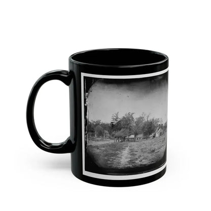 Mechanicsville, Va. View Of Houses (U.S. Civil War) Black Coffee Mug - Go Mug Yourself