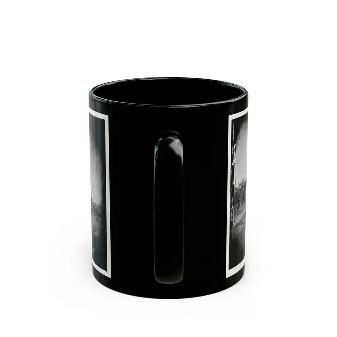 Mechanicsville, Va. View Of Houses (U.S. Civil War) Black Coffee Mug - Go Mug Yourself