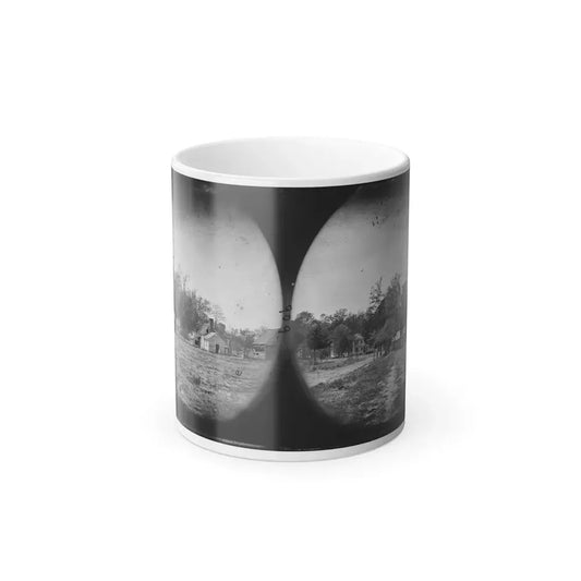 Mechanicsville, Va. View of Houses (U.S. Civil War) Color Changing Coffee Mug 11oz Default Title 11oz - Go Mug Yourself
