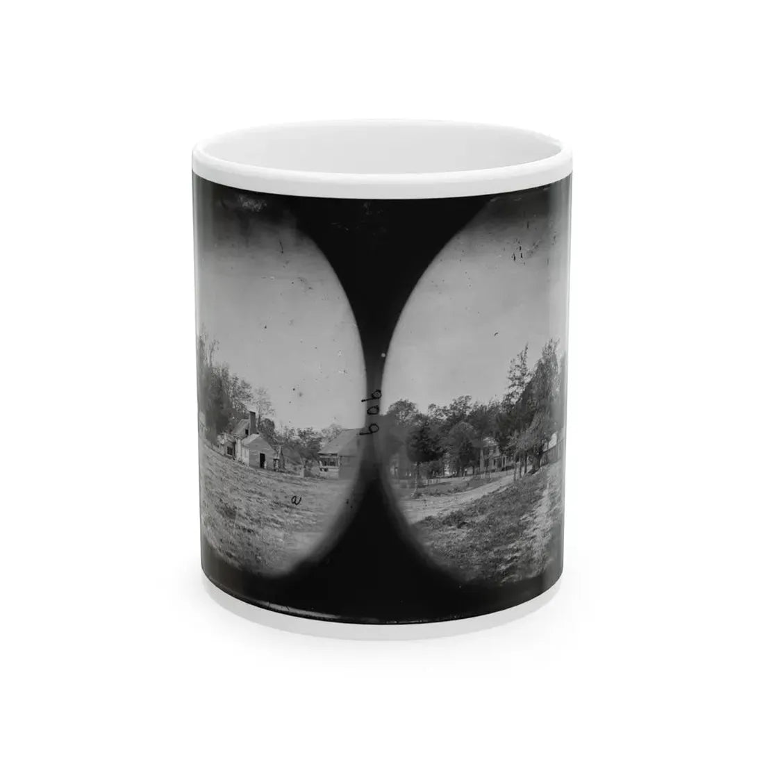Mechanicsville, Va. View Of Houses (U.S. Civil War) White Coffee Mug 11oz - Go Mug Yourself