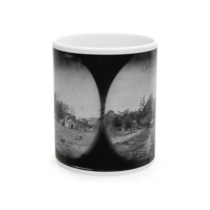 Mechanicsville, Va. View Of Houses (U.S. Civil War) White Coffee Mug 11oz - Go Mug Yourself