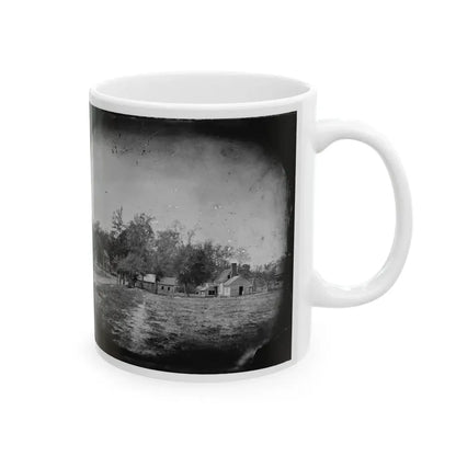 Mechanicsville, Va. View Of Houses (U.S. Civil War) White Coffee Mug - Go Mug Yourself