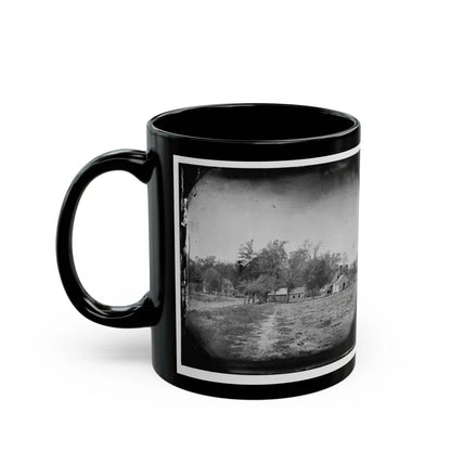 Mechanicsville, Va. View Of Houses (U.S. Civil War) Black Coffee Mug-Go Mug Yourself