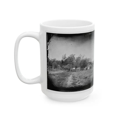 Mechanicsville, Va. View Of Houses (U.S. Civil War) White Coffee Mug-Go Mug Yourself