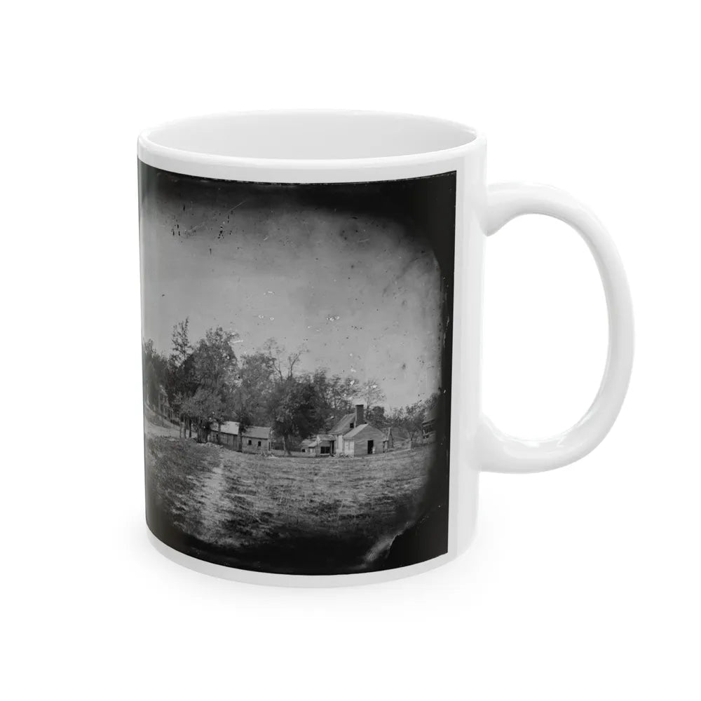 Mechanicsville, Va. View Of Houses (U.S. Civil War) White Coffee Mug-Go Mug Yourself