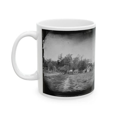 Mechanicsville, Va. View Of Houses (U.S. Civil War) White Coffee Mug-Go Mug Yourself